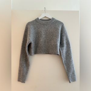 Zara Cropped Knit Sweater